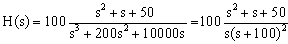 Complicated Transfer Function