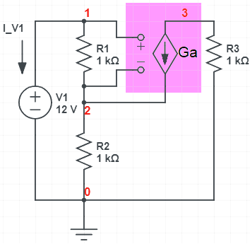 circuit with VCCS